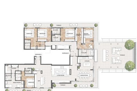 Penthouse til salg i Dubai Marina, Dubai, UAE 5 soveværelser, 509 kvm № 764501 - foto 23