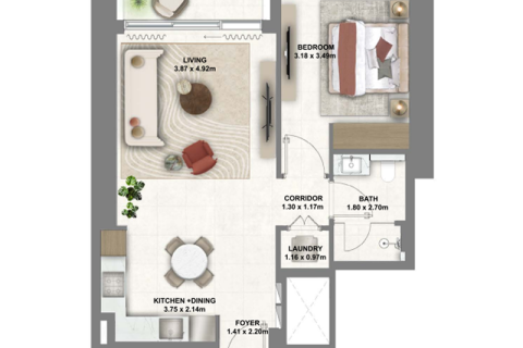 Apartment in Dubai Creek Harbour (The Lagoons), UAE 1 bedroom, 71 sq.m. № 689714 - photo 2