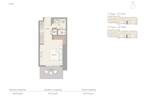 Apartment til salg i Mohammed Bin Rashid City, Dubai, UAE 4 soveværelser, 286 kvm № 704877 - foto 6