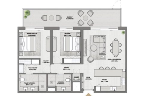 Müüa korter asukohaga Umm Suqeim, Dubai, AÜE: 1 magamistoaga, 73 m² Nr 704664 - pilt 11