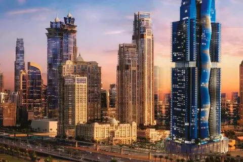 Apartament w Business Bay, Dubai, ZEA 1 sypialnia, 81.01 mkw. nr 753162