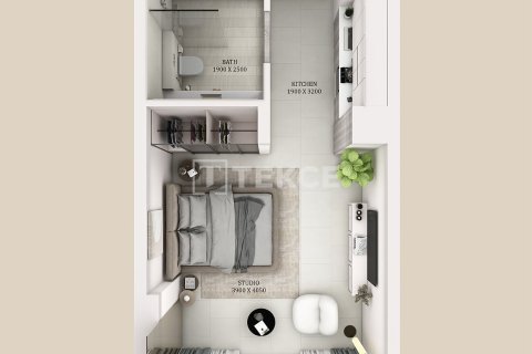 Apartmen di Dubai Sports City, UAE 1 bilik tidur, 75 meter persegi № 738774 - foto 15