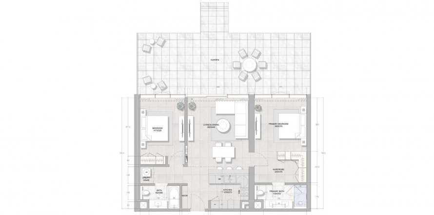 Apartemen di Solera Downtown Mina di Mina Al Arab, Ras Al Khaimah, UEA 2 kamar tidur, 151.17 m2 nomor 616176