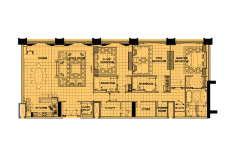 Apartment in Abu Dhabi, UAE 1 bedroom, 92 sq.m. № 690154 - photo 7