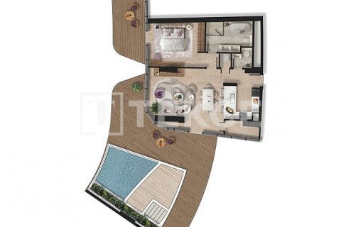 Пәтер Al Marjan Island, Рас-эль-Хайма, БАӘ-да 1 жатын бөлме, 91 м² № 599985 - фото 21