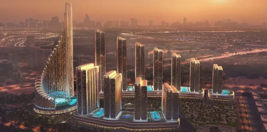 Apartemen di Dubai, UEA 1 kamar tidur, 57 m2 nomor 702769