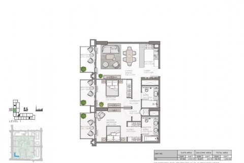 Apartamento para venda em Al Wasl, Dubai, EAU 2 quartos, 116.75 m2 № 598751 - foto 9