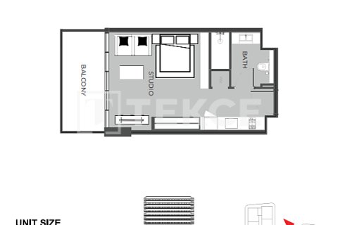 Διαμέρισμα σε Dubai Land, ΗΑΕ 2 υπνοδωμάτια, 113 τ.μ. Αρ. 662515 - φωτογραφία 21