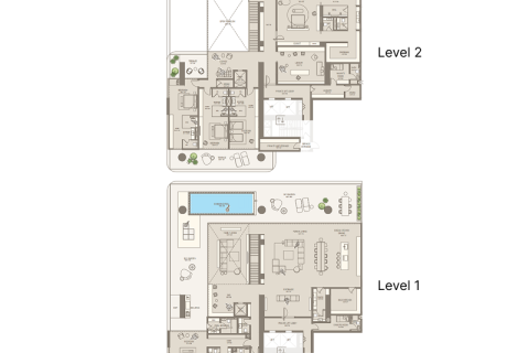Vila u gradu Sheikh Zayed Road, Dubai, UAE 2 spavaće sobe, 332 m2 Br. 690078 - Slika 10