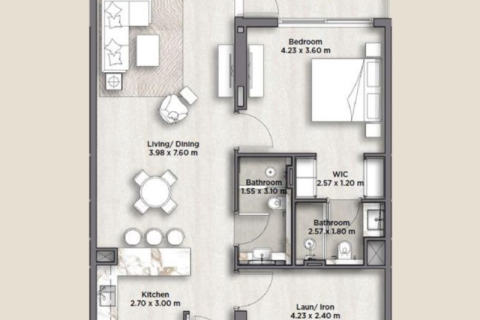 Lägenhet till försäljning i Jumeirah Village Circle, Dubai, UAE 1 sovrum Nr. 690077 - fotografi 3