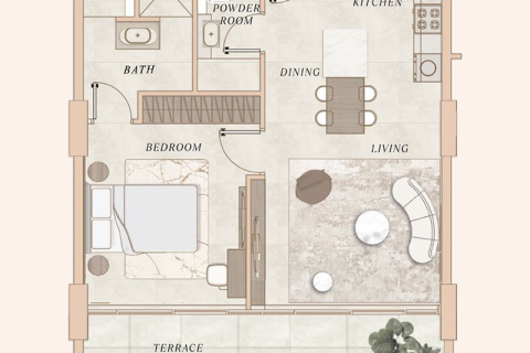 Apartment in Al Furjan, Dubai, UAE 1 bedroom, 75 sq.m. № 690133 - photo 6