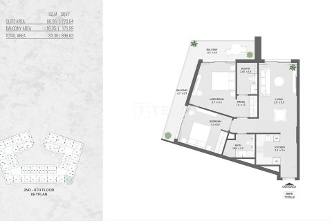 Appartement à vendre à Al Warsan, Dubai, EAU 2 chambres, 101 m2 № 730806 - photo 27
