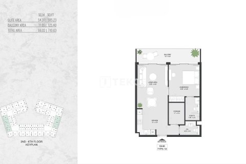 Appartement à vendre à Al Warsan, Dubai, EAU 2 chambres, 101 m2 № 730806 - photo 24