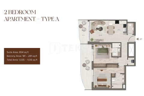 Apartemen di Jumeirah Village Circle, Dubai, UEA 1 ruangan, 39 m2 nomor 730801 - foto 28