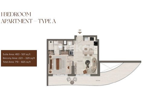 Apartemen di Jumeirah Village Circle, Dubai, UEA 1 ruangan, 39 m2 nomor 730801 - foto 26