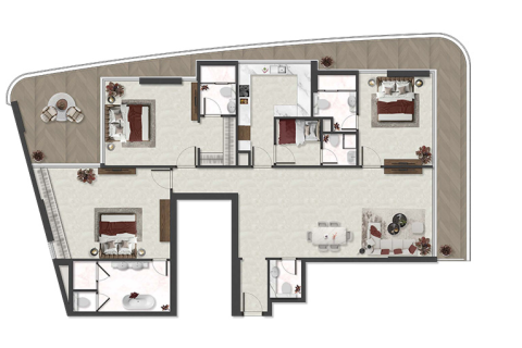 Appartement à vendre à  Al Marjan Island, Ras Al Khaimah, EAU 1 chambre, 91 m2 № 704461 - photo 19