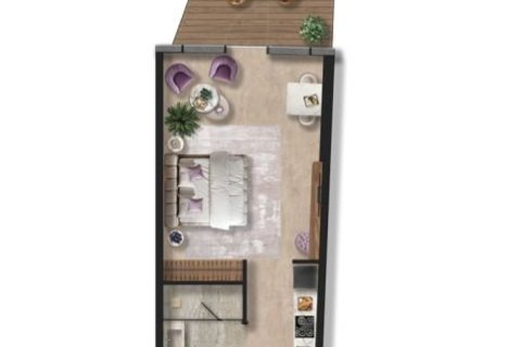 Купить квартиру в Al Marjan Island, Рас-эль-Хайма, ОАЭ 1 комната, 54м2, № 704460 - фото 25
