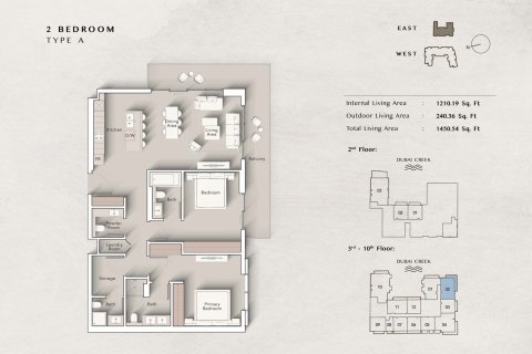 Apartment sa ART BAY sa Al Jaddaf, Dubai, UAE 1 silid, 40 sq.m. № 728581 - larawan 18