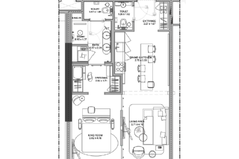 Appartement te koop in Business Bay, Dubai, VAE 1 kamer, 44 vr.m., nr 689774 - foto 3