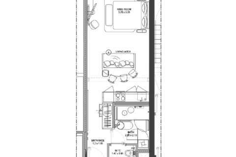 Appartement te koop in Business Bay, Dubai, VAE 1 kamer, 44 vr.m., nr 689774 - foto 5