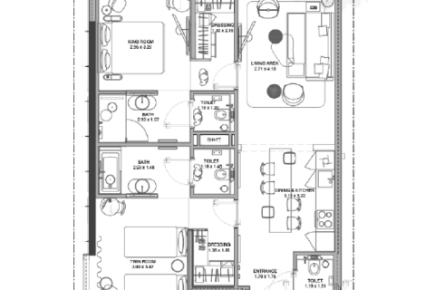 Appartement te koop in Business Bay, Dubai, VAE 1 kamer, 44 vr.m., nr 689774 - foto 4