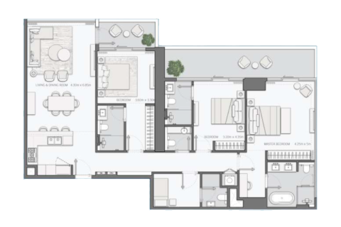 Wohnung zum Verkauf in Ras Al Khor, Dubai, VAE 1 Schlafzimmer Nr. 689730 - Foto 8