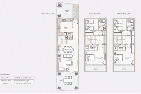 Apartament de vânzare în Yas Island, Abu Dhabi, EAU 3 dormitoare, 147 mp. №701823 - poză 22