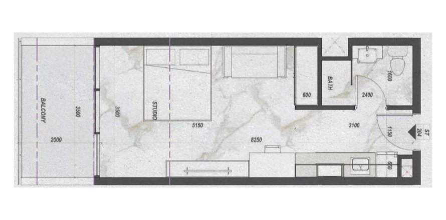 Apartamento em International City, Dubai, EAU 1 quarto, 38 m2 № 657154