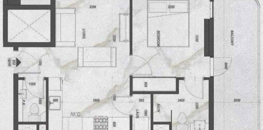 Apartament w International City, Dubai, ZEA 1 sypialnia, 74.54 mkw. nr 657157