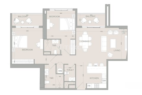 Huoneisto Dubai Sports City, Arabiemiraatit 2 makuuhuonetta, 181 m2 № 769319 - kuva 16