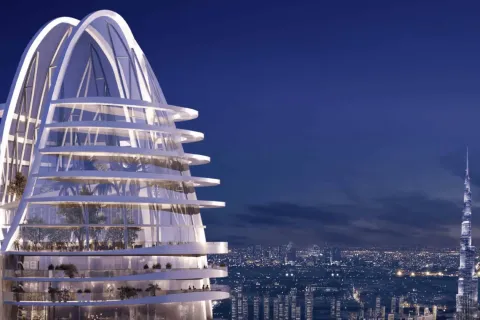 Apartmen di Business Bay, Dubai, UAE 1 bilik tidur, 110.49 meter persegi № 753084 - foto 2