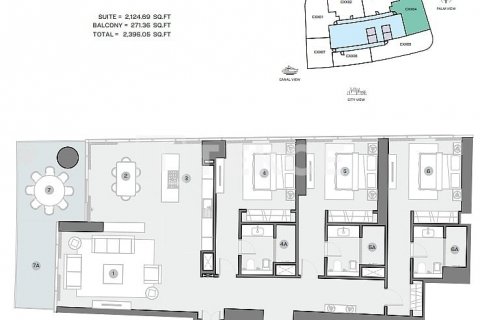 Dzīvoklis Dubai Marinajā, AAE 5 istabas, 733 m2 Nr. 537096 - attēls 28