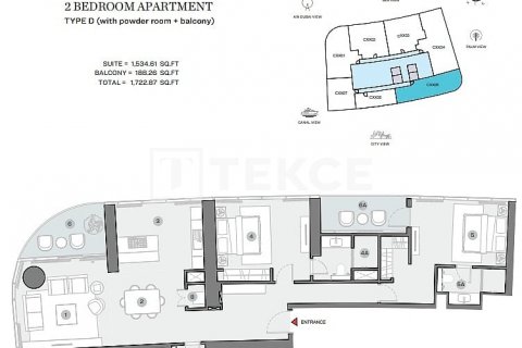 Dzīvoklis Dubai Marinajā, AAE 5 istabas, 733 m2 Nr. 537096 - attēls 27