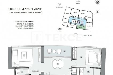 Dzīvoklis Dubai Marinajā, AAE 5 istabas, 733 m2 Nr. 537096 - attēls 24