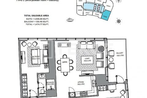 Dzīvoklis Dubai Marinajā, AAE 5 istabas, 733 m2 Nr. 537096 - attēls 26