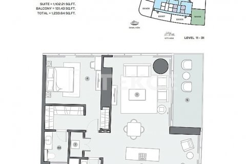 Dzīvoklis Dubai Marinajā, AAE 5 istabas, 733 m2 Nr. 537096 - attēls 25
