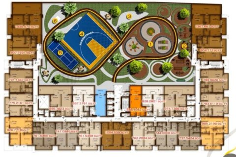 Byt v International City, Dubai, SAE 2 ložnice, 86.1 m² Č.: 647821 - fotografie 9
