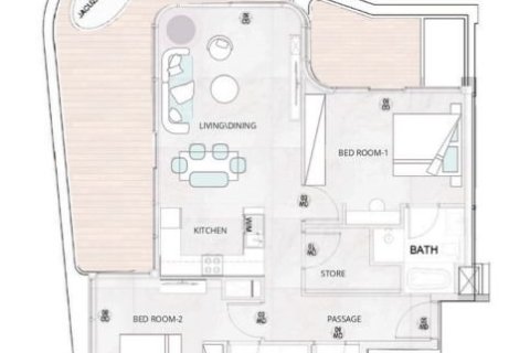Leilighet til salgs i Dubai, Emiratene 2 soverom, 138 kvm Nr. 704447 - Foto 12