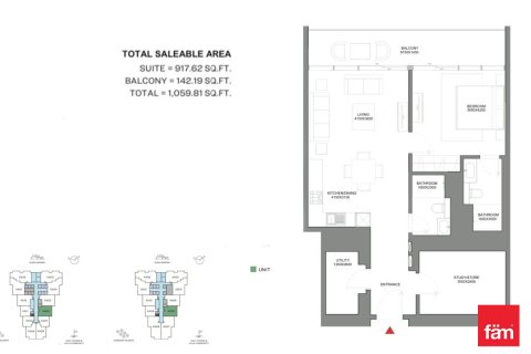 Apartman u gradu Dubai, UAE 1 spavaća soba, 98.5 m2 Br. 719047 - Slika 10