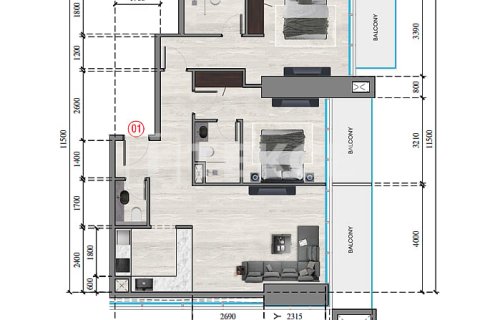Apartamento para venda em Jumeirah Village Circle, Dubai, EAU 1 quarto, 35 m2 № 730903 - foto 13