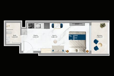 Dubai Sports City, Dubai, संयुक्त अरब अमीरात में अपार्टमेंट, 1 कमरा, 40 वर्ग मीटर, संख्या 730901 - फ़ोटो 22