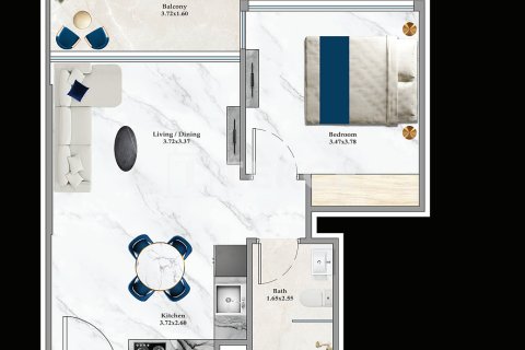 Dubai Sports City, Dubai, संयुक्त अरब अमीरात में अपार्टमेंट, 1 कमरा, 40 वर्ग मीटर, संख्या 730901 - फ़ोटो 23