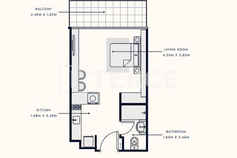 Dzīvoklis Meydan, Dubaijā, AAE 1 istaba, 40 m2 Nr. 730907 - attēls 23