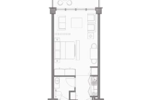 Apartemen di Yas Island, Abu Dhabi, UEA 1 ruangan nomor 690058 - foto 9