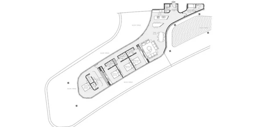Floor plan «4BR», 4 bedrooms, in Marlin 2