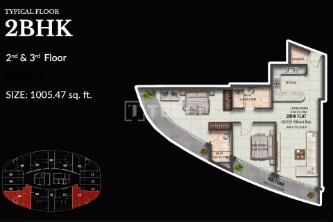 Appartement te koop in Dubai, VAE 1 kamer, 31 vr.m., nr 740701 - foto 18