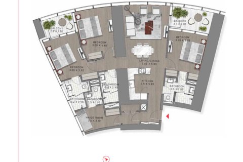 Al Safa, Dubai, BAE’de satılık daire 1 oda, 33 m² No 728524 - fotoğraf 8