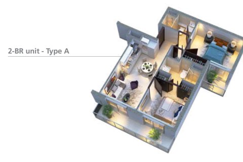 DAMAC Hills (Akoya by DAMAC), Dubai, UAE의 판매용 아파트 침실 1개, 39제곱미터 번호 728526 - 사진 6