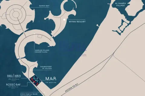 Διαμέρισμα σε Al Marjan Island, Ras Al Khaimah, ΗΑΕ 1 υπνοδωμάτιο, 78.7 τ.μ. Αρ. 718093 - φωτογραφία 9