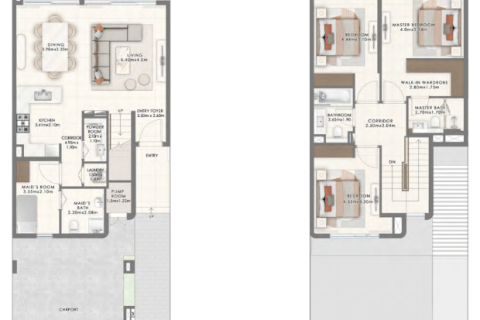 Řadový dům v The Valley, Dubai, SAE 3 ložnice, 210 m² Č.: 704503 - fotografie 17